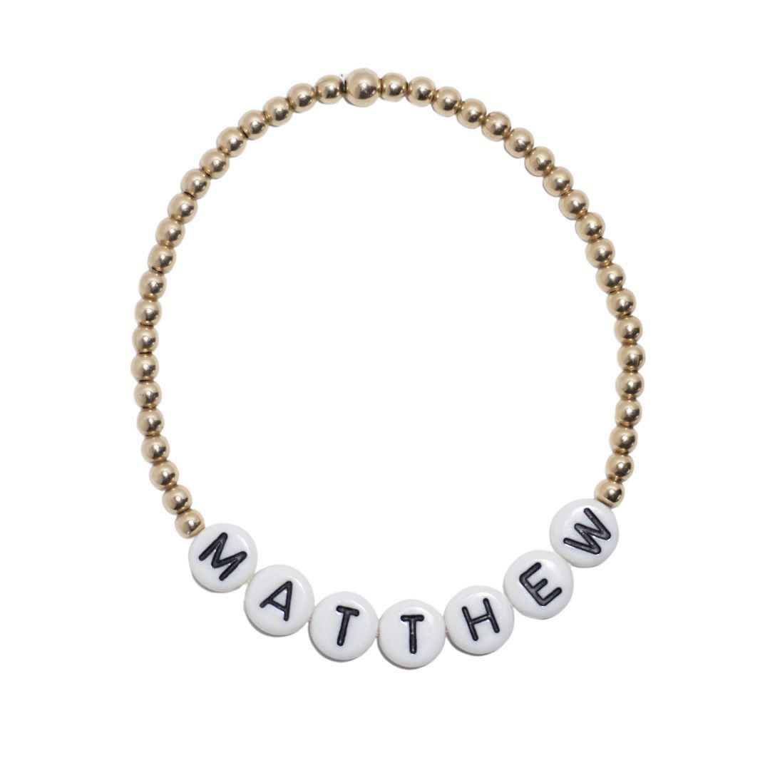 14K Gold Filled Custom Name Bracelet