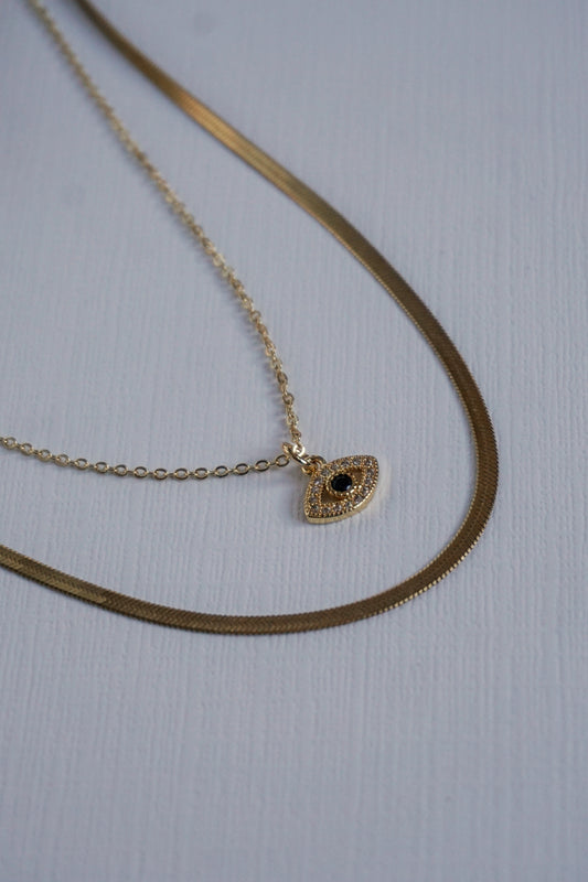 Celine Evil Eye Necklace