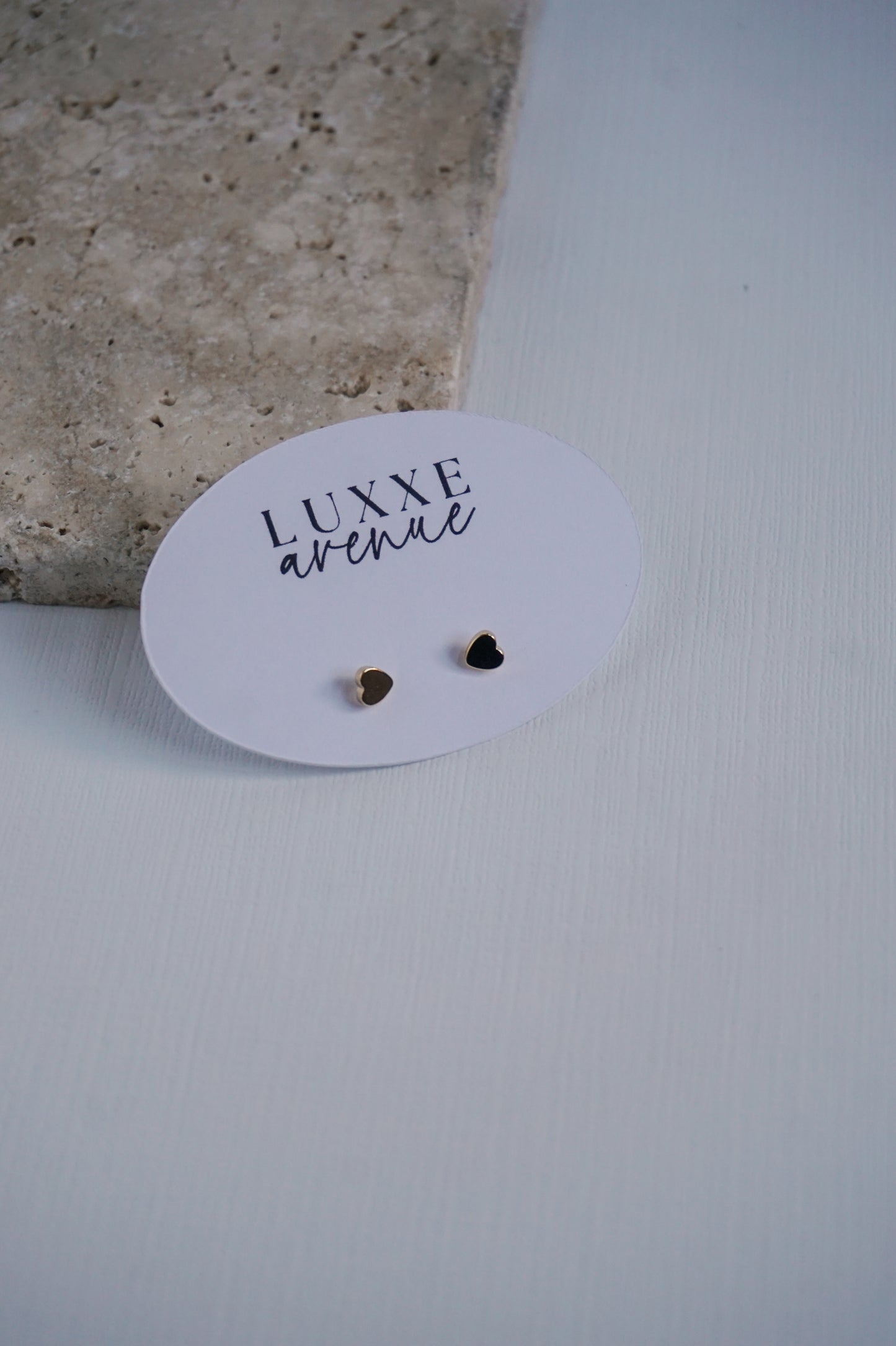 Dainty Heart Stud Earrings