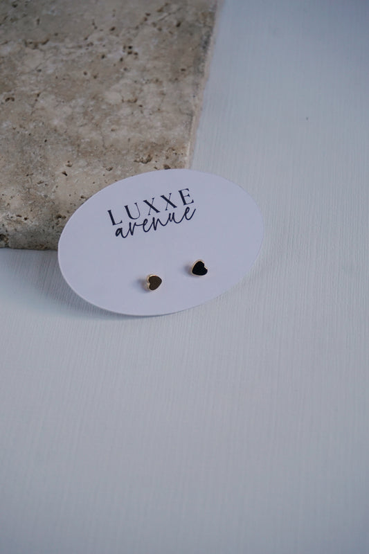 Dainty Heart Stud Earrings