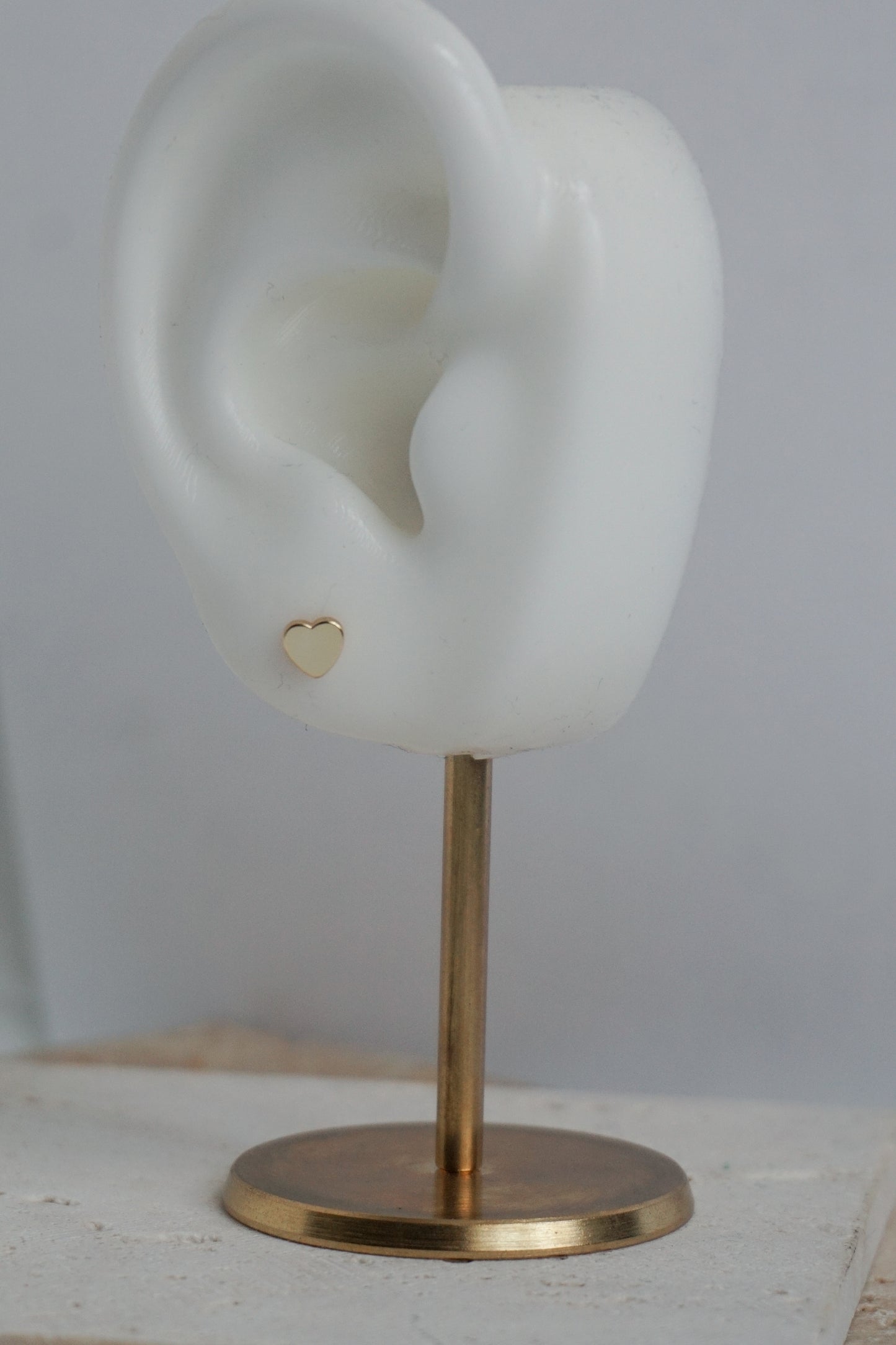 Dainty Heart Stud Earrings