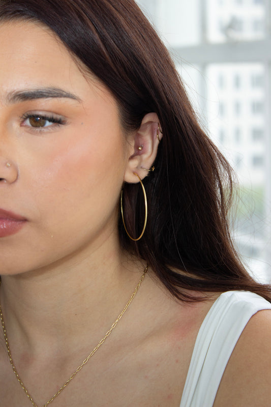 Alexandra Hoop Earring