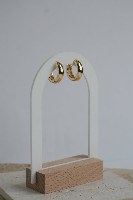 Zaira Chunky Huggie Hoops