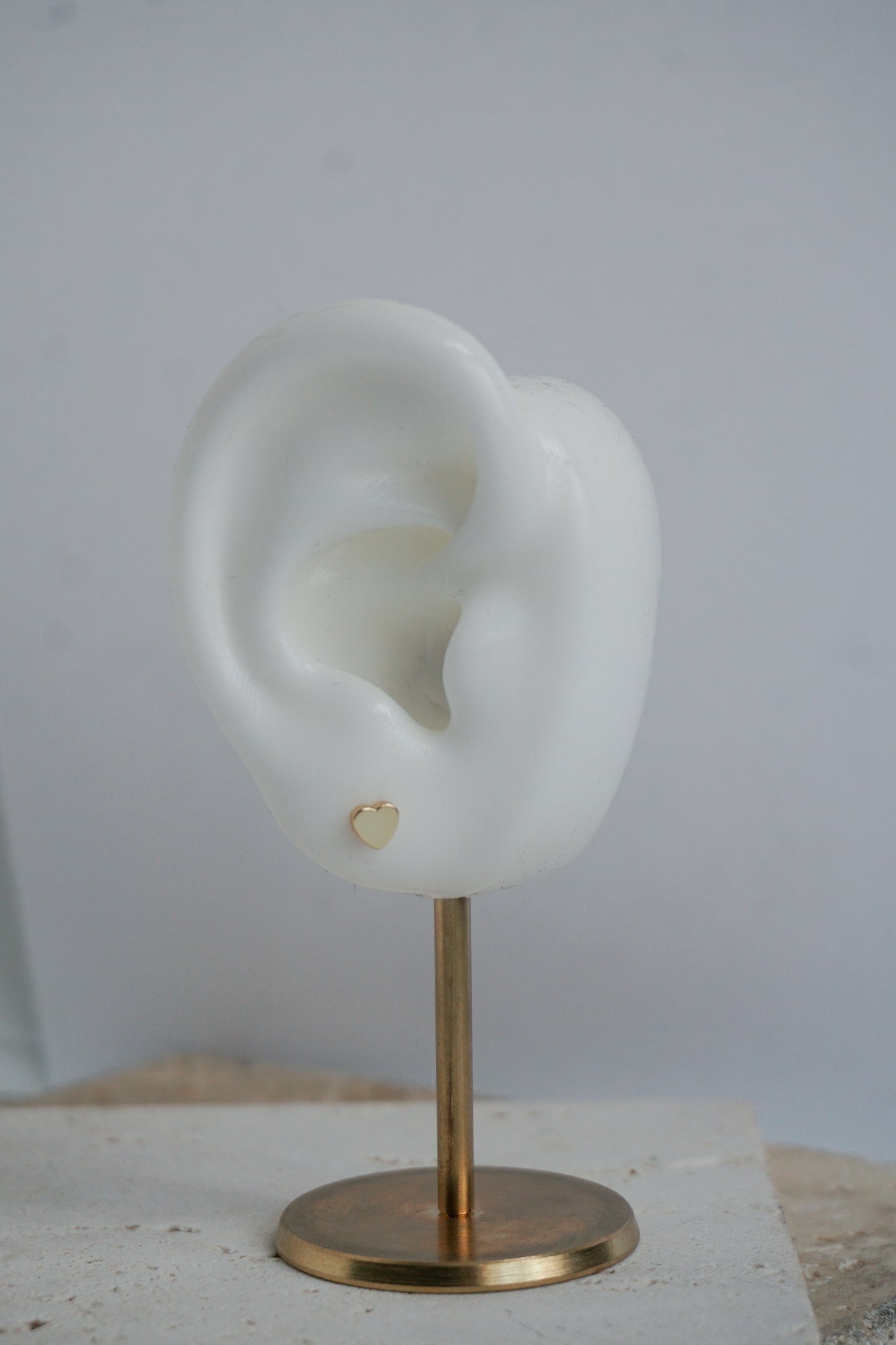 Dainty Heart Stud Earrings
